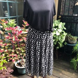 Polka dot skirt
